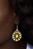 Paparazzi "Wild is My Favorite Color" Yellow Earrings Paparazzi Jewelry