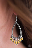 Paparazzi "Radiant Bursts" Yellow Earrings Paparazzi Jewelry