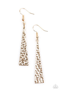 Paparazzi "Wild WIldcat" Gold Earrings Paparazzi Jewelry