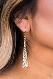 Paparazzi "Wild WIldcat" Gold Earrings Paparazzi Jewelry