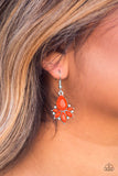 Paparazzi "Glam Up" Orange Earrings Paparazzi Jewelry