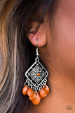 Paparazzi "San Diego Spree" Orange Earrings Paparazzi Jewelry