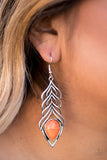 Paparazzi "Swinging Sparrow" Orange Earrings Paparazzi Jewelry