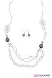 Paparazzi "Truly, Madly, Deeply" Gray Necklace & Earring Set Paparazzi Jewelry