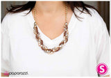 Paparazzi "Braided Treasure" Brown Necklace & Earring Set Paparazzi Jewelry