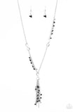 Paparazzi "The Right Moment" Black Necklace & Earring Set Paparazzi Jewelry