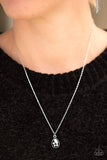 Paparazzi "Drop and Shimmer" White Necklace & Earring Set Paparazzi Jewelry