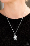 Paparazzi "Cherished Treasure" White Necklace & Earring Set Paparazzi Jewelry