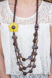 Paparazzi "Honolulu Hula" Yellow Necklace & Earring Set Paparazzi Jewelry