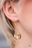 Paparazzi "Egyptian Empire" Gold Necklace & Earring Set Paparazzi Jewelry