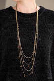 Paparazzi VINTAGE VAULT "Come Out and SLAY" Brass Necklace & Earring Set Paparazzi Jewelry