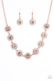 Paparazzi "Bloom or Bust" Copper Necklace & Earring Set Paparazzi Jewelry