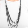 Paparazzi "We Gonna Slay" Black Necklace & Earring Set Paparazzi Jewelry
