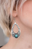 Paparazzi "South Pacific" Blue Earrings Paparazzi Jewelry