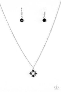 Paparazzi "Most Cherished" Black Necklace & Earring Set Paparazzi Jewelry