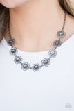 Paparazzi "Bloom or Bust" Black Necklace & Earring Set Paparazzi Jewelry