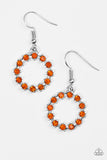 Paparazzi "Be Bubbly" Orange Earrings Paparazzi Jewelry