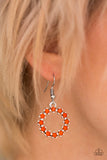 Paparazzi "Be Bubbly" Orange Earrings Paparazzi Jewelry