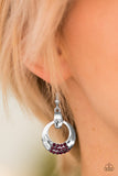 Paparazzi "Glitter and Glam" Purple Earrings Paparazzi Jewelry