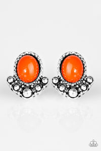 Paparazzi "Tropical Tease" Orange Bead Post Earrings Paparazzi Jewelry