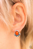 Paparazzi "Tropical Tease" Orange Bead Post Earrings Paparazzi Jewelry