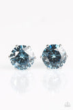 Paparazzi "Greatest Treasure" Blue Post Earrings Paparazzi Jewelry