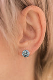 Paparazzi "Greatest Treasure" Blue Post Earrings Paparazzi Jewelry