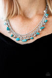 Paparazzi "Canyon Escape" Blue Necklace & Earring Set Paparazzi Jewelry