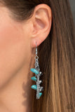 Paparazzi "Rocky Radiance" Blue Earrings Paparazzi Jewelry