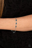 Paparazzi "Center Stage Chic" Blue Bracelet Paparazzi Jewelry