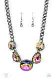 Paparazzi "All The Worlds My Stage" Multi Exclusive 182XX Necklace & Earring Set Paparazzi Jewelry