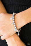 Paparazzi "Big Time Crush" Silver Bracelet Paparazzi Jewelry