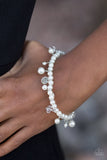 Paparazzi VINTAGE VAULT "Treasure Chest Chic" White Bracelet Paparazzi Jewelry