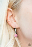 Paparazzi "I WHEEL, If You WHEEL" Pink Necklace & Earring Set Paparazzi Jewelry