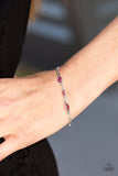 Paparazzi "Center Stage Chic" Purple Bracelet Paparazzi Jewelry