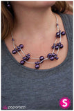 Paparazzi "Instant Classic" Purple Necklace & Earring Set Paparazzi Jewelry