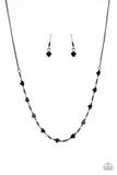 Paparazzi "Fierce Hearts" Black Necklace & Earring Set Paparazzi Jewelry