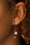 Paparazzi "She's A Glam Eater" Black Necklace & Earring Set Paparazzi Jewelry