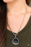 Paparazzi "Deep Creek" Black Necklace & Earring Set Paparazzi Jewelry