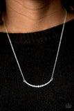Paparazzi "Rockin Rhinestones" White Necklace & Earring Set Paparazzi Jewelry