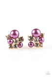 Paparazzi "The Hostess With The POST-est" Purple Post Earrings Paparazzi Jewelry