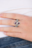 Paparazzi "Kill Em With Class" Purple Ring Paparazzi Jewelry