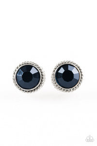 Paparazzi "GLAM Over" Blue Post Earrings Paparazzi Jewelry