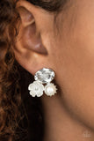 Paparazzi "Lily Lagoon" White Post Earrings Paparazzi Jewelry