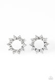 Paparazzi "Richly Resplendent" White Post Earrings Paparazzi Jewelry