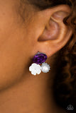 Paparazzi "Lily Lagoon" Purple Post Earrings Paparazzi Jewelry