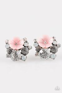 Paparazzi "Lily Valleys" Pink Post Earrings Paparazzi Jewelry