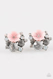 Paparazzi "Lily Valleys" Pink Post Earrings Paparazzi Jewelry