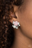 Paparazzi "Lily Valleys" Pink Post Earrings Paparazzi Jewelry