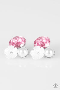Paparazzi "Lily Lagoon" Pink Post Earrings Paparazzi Jewelry
